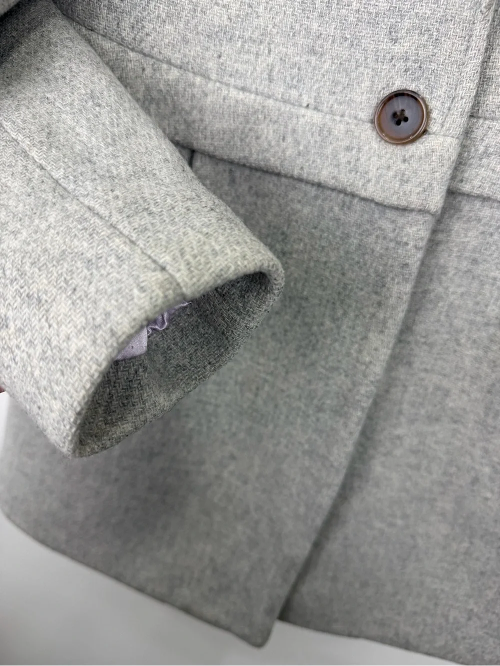 Crewcuts by J.Crew Girls Wool Blend Dress Coat Gray Size 12